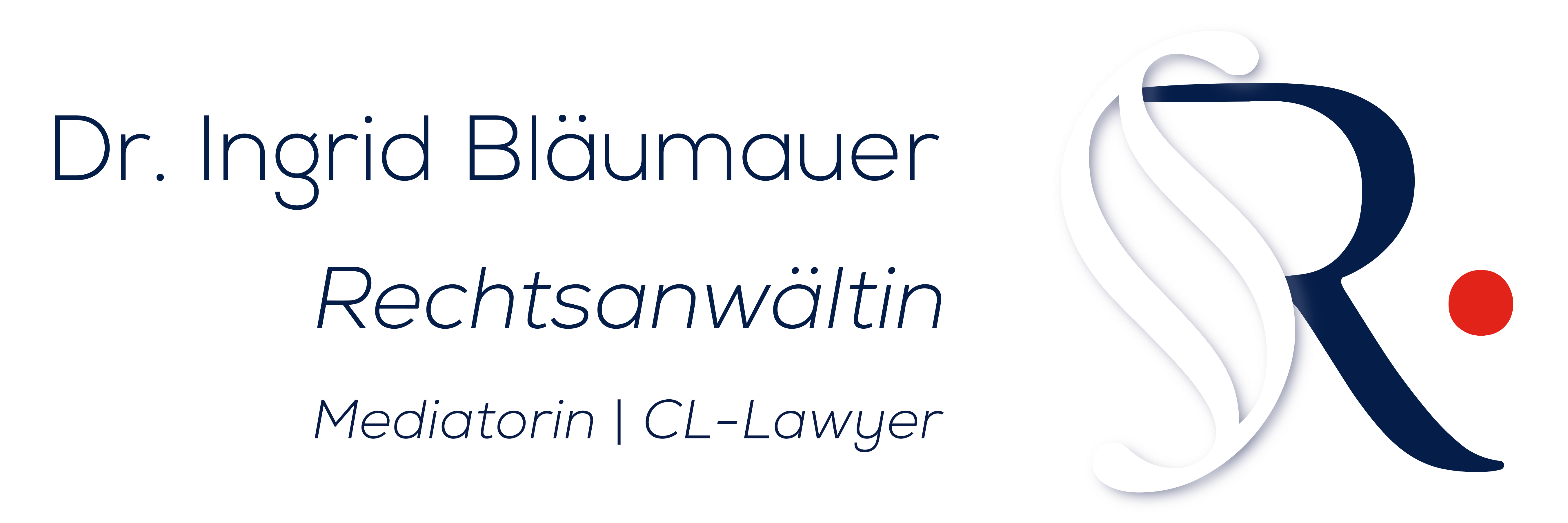 Kanzlei Logo Anwältin Dr. Bläumauer in 1030 Wien