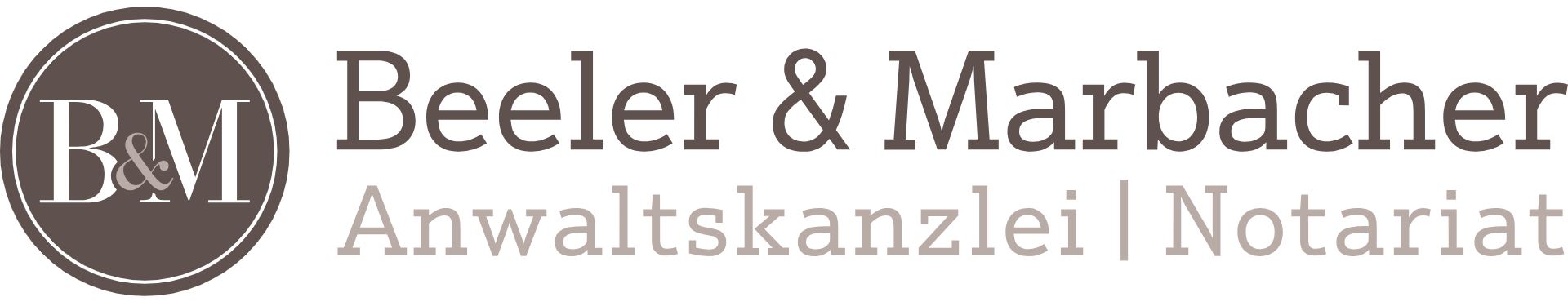 Logo Beeler & Marbacher Rechtsanwaltskanzlei